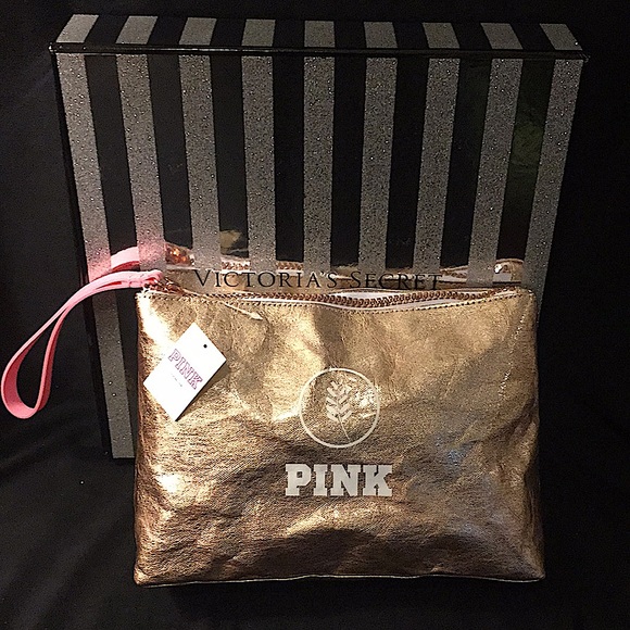 PINK VICTORIA’S SECRET - BEAUTY / COSMETIC BAG - Picture 2 of 13